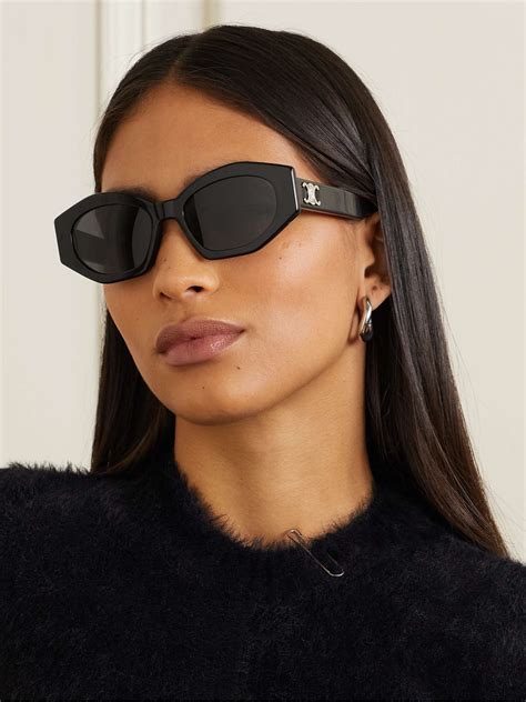 black cat eye celine sunglasses|celine ivory cat eye sunglasses.